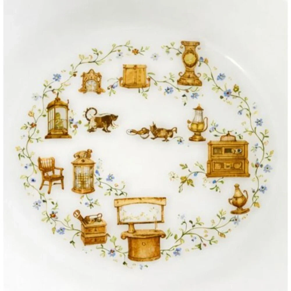 Anchor Hocking Milk Glass Fire King Homestead 10
